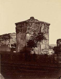 Vindens tårn, Athen af Félix Bonfils