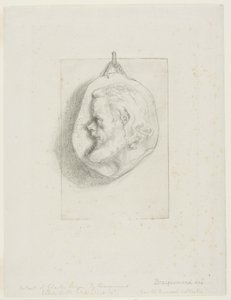Profilportræt af Charles Meryon af Félix Henri Bracquemond