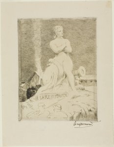 Statuen af Modstandsbevægelsen af Falguière, planche fire af Belejringen af Paris, 1870