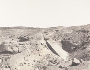 Aswan Syene, Granitbrud - Gammelt udvindingssystem, 1851-52, trykt 1853-54.