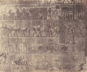 El-Kab éléthya, Hypogean Architecture - Phapés grav - Sculptu..., 1851-52, trykt 1853-54.