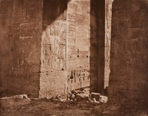 Første pylon - fransk inskription udskåret på den østlige forfang ved punkt H, øen Fila (Philae)