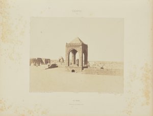 Kairo. Mamluk-kirkegården af Félix Teynard