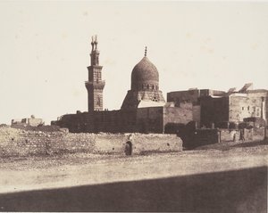 Le Kaire, Nâcéryeh-moskeen, udgivet 1851. af Félix Teynard