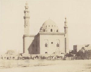 Le Kaire, moské af Sultan Haçan le Tombeau, 1851-52, trykt 1853-54. af Félix Teynard