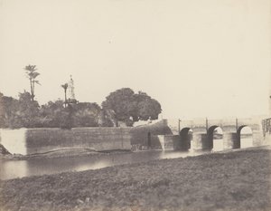 Syout, Pont Sur le Grand Canal, 1851-52, trykt 1853-54. af Félix Teynard