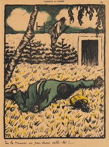 Forbrydelser og straffe VII, 764: Du vil opdage, at det er ret hårdt! af Félix Vallotton