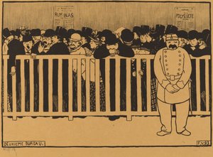 Second Office (Box Office) af Félix Vallotton