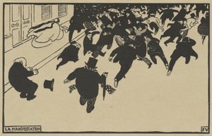 Demonstrationen af Félix Vallotton
