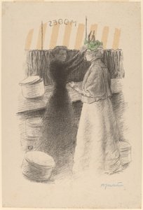 Den grønne hat af Félix Vallotton