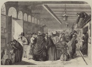 Hastings Railway Station, ankomsten af Down-toget