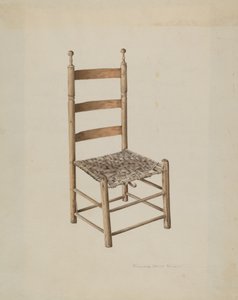 Ladder Back Stol af Florence Grant Brown