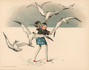 Illustration til The Golliwoggs Polar Adventures