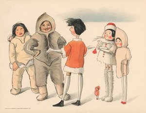Illustration til The Golliwoggs Polar Adventures