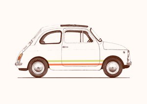 Cinquecento, 2023 (kynä ja digitaalinen) af Florent Bodart