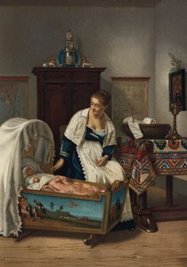 Den unge mor (chromolitho)