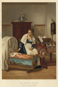 Den unge mor (chromolitho)