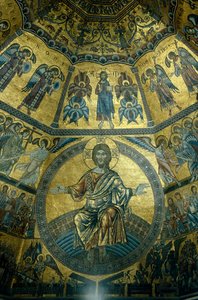 Mosaik på det hvælvede loft i St Johns Baptistry, Firenze (mosaik)