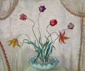 Skål med tulipaner