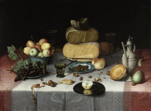 Stilleben med ost, ca.1615