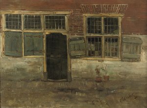 Små huse, Leiden, 1881 af Floris Verster