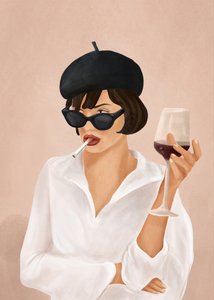 Den elegante dame i smoking af Flow Line