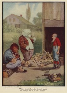 Var her for at lære landmændenes handel; at svinge en slagle eller at bruge en spade.