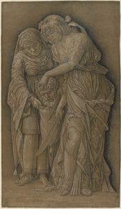 Judith med hovedet af Holofernes af Follower of Andrea Mantegna