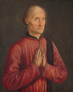 Portræt af en donor af Follower of Dirck Bouts