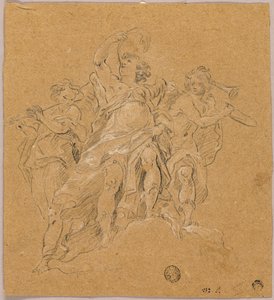 Engel-musikere af Follower of Francesco Monti