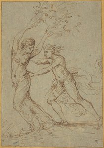 Apollo og Daphne af Follower of Giulio Romano