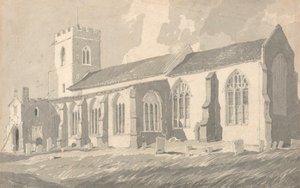 South Side of Catfield Church, Norfolk af Follower of John Sell Cotman