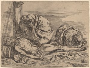 Klagesangen af Follower of Jusepe de Ribera