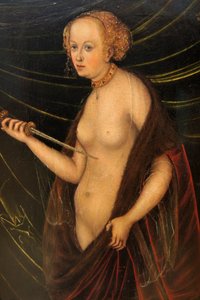 Tysk: Selbstmord der Lucretia Lucretias selvmord