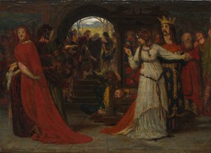 Kong Lear, ca. 1860. af Ford Madox Brown