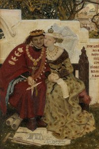 Kong Renes bryllupsrejse af Ford Madox Brown