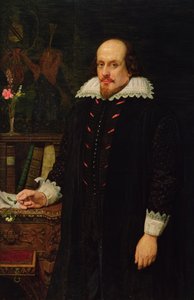 Portræt af William Shakespeare (1564-1616) 1849 (olie på lærred) af Ford Madox Brown