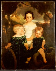 Bromley-børnene, 1843 af Ford Madox Brown