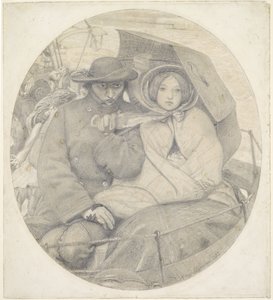 Den sidste af England - Tegneserie af Ford Madox Brown