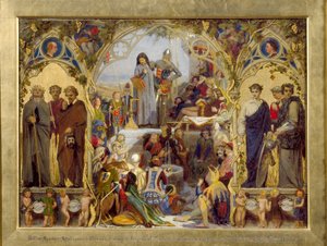 The Seeds and Fruits of English Poetry, 1845-1853 af Ford Madox Brown