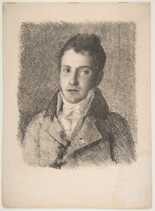 Portræt af en ung mand, ca. 1820. af Formerly attributed to Goya