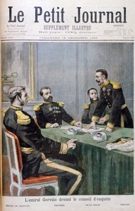 Admiral Gervais foran undersøgelseskomitéen, 1895 af Fortuné Méaulle