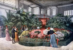 Havebrugsudstilling, Cours La Reine, Paris, 1892 af Fortuné Méaulle