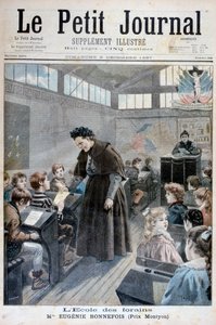 Mademoiselle Eugenie Bonnefois, grundlægger af en skole for børn af tivoliarbejdere, 1897 af Fortuné Méaulle