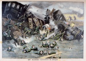 Militær togulykke i Dorpat, Rusland, 1897