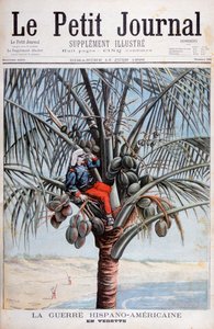 Spansk udkigspost, spansk-amerikansk krig, 1898 af Fortuné Méaulle