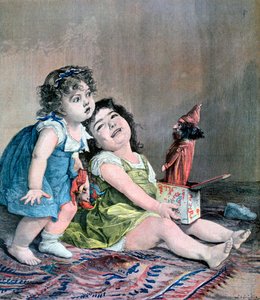 Overraskelsen, 1891 af Fortuné Méaulle