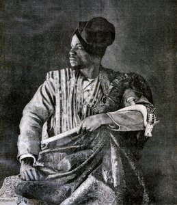 Dahomeys chefudsending for kong Behanzin i Paris, 1893