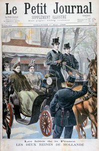 De to dronninger af Holland besøger Paris, Frankrig, 1898 af Fortuné Méaulle