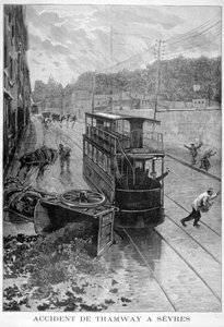 Sporvognsulykke, Sevres, Paris, 1897 af Fortuné Méaulle